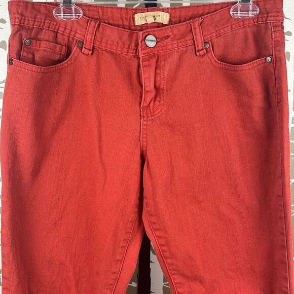 Sanctuary Rust Orange Straight Leg Ankle Jeans 28 - Picture 5 of 8